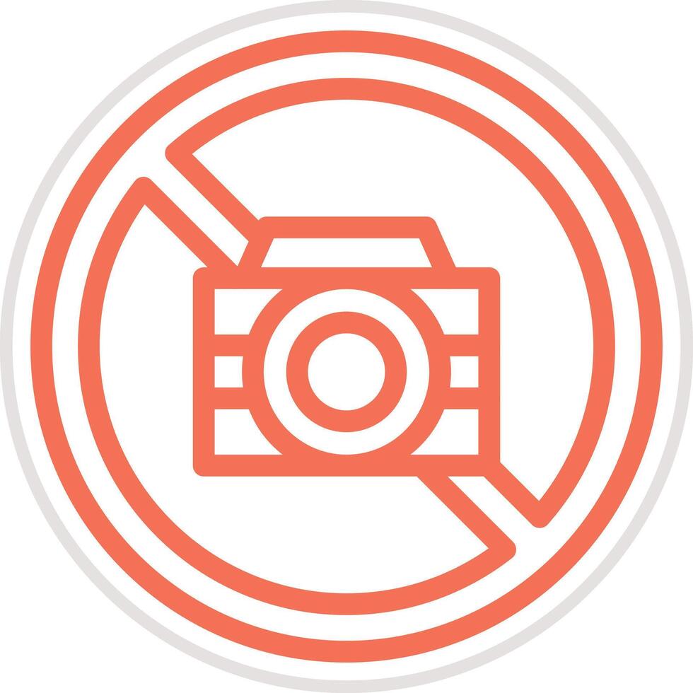 No Camera Icon Design Illustration vector