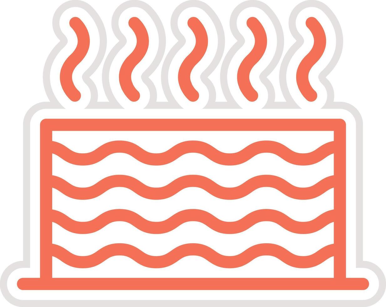 Hot Water Icon Design Illustration vector