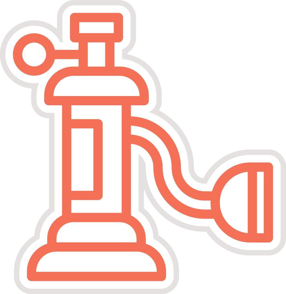 Oxygen Tank Icon Design Illustration vector