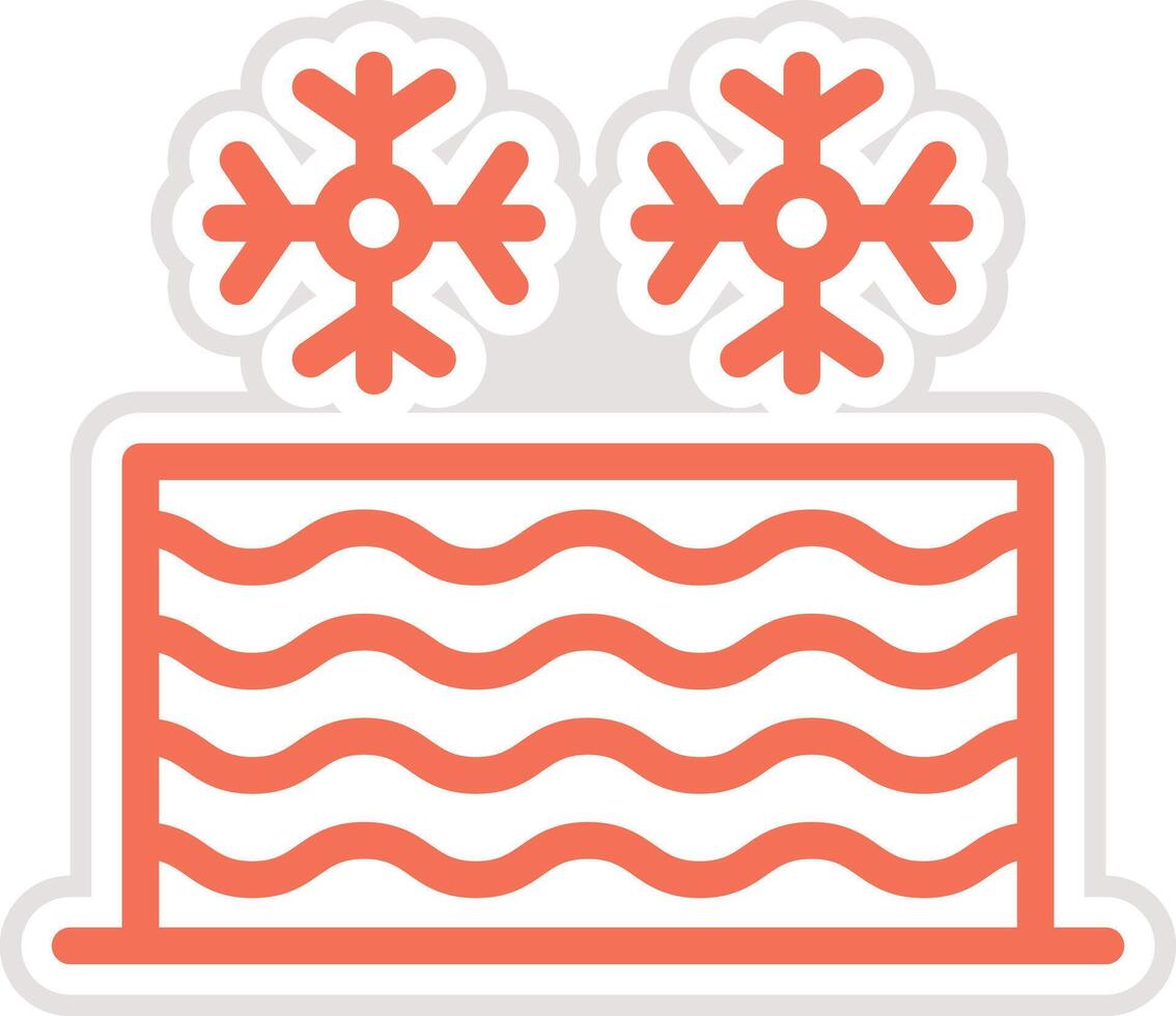 Cold Water Icon Design Illustration vector
