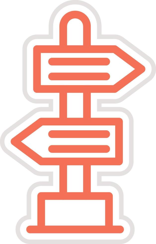 Road Sign Icon Design Illustration vector