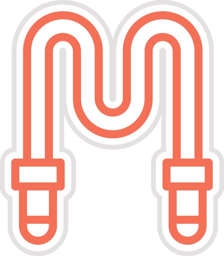 Rope Icon Design Illustration vector