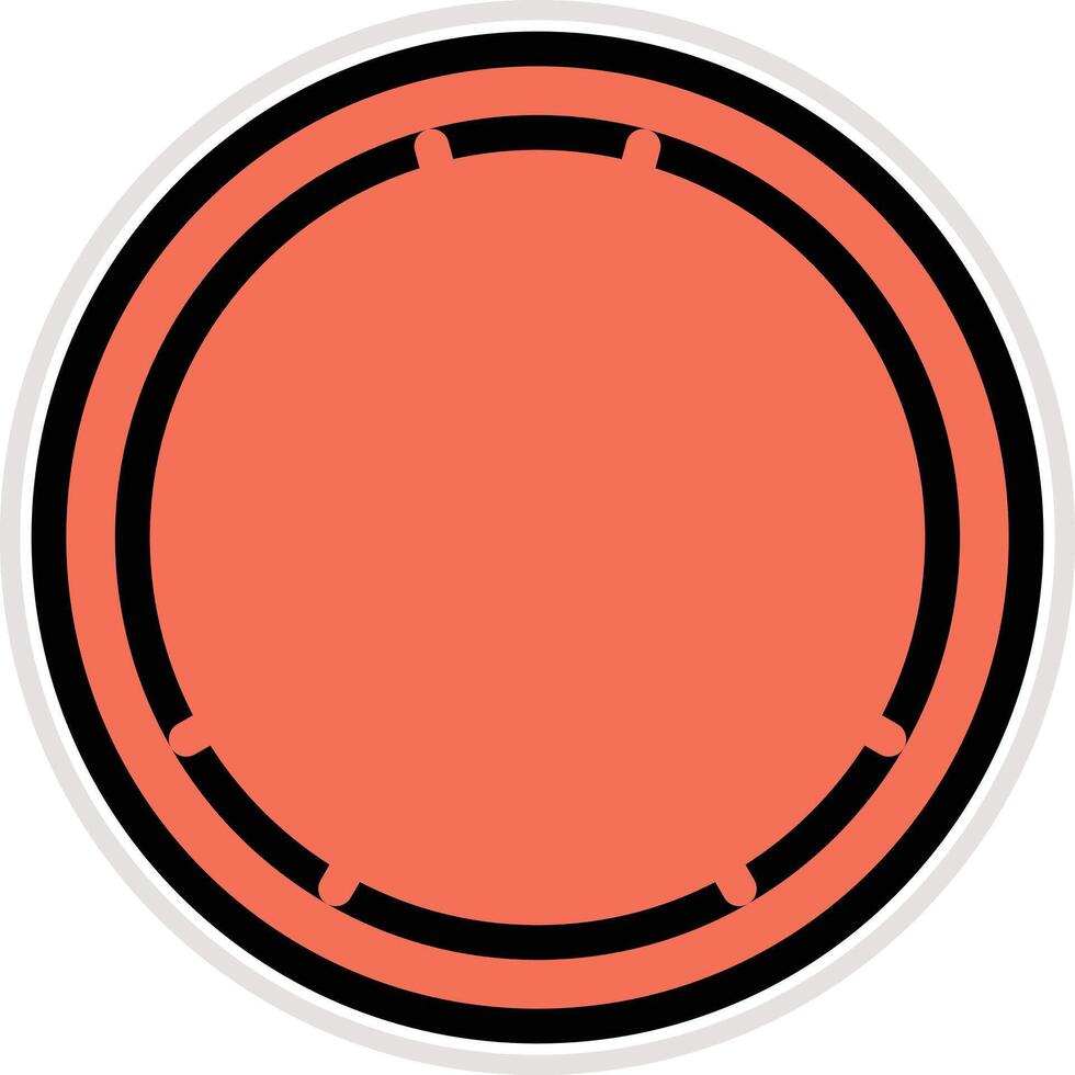 Weight Plate Icon Design Illustration vector