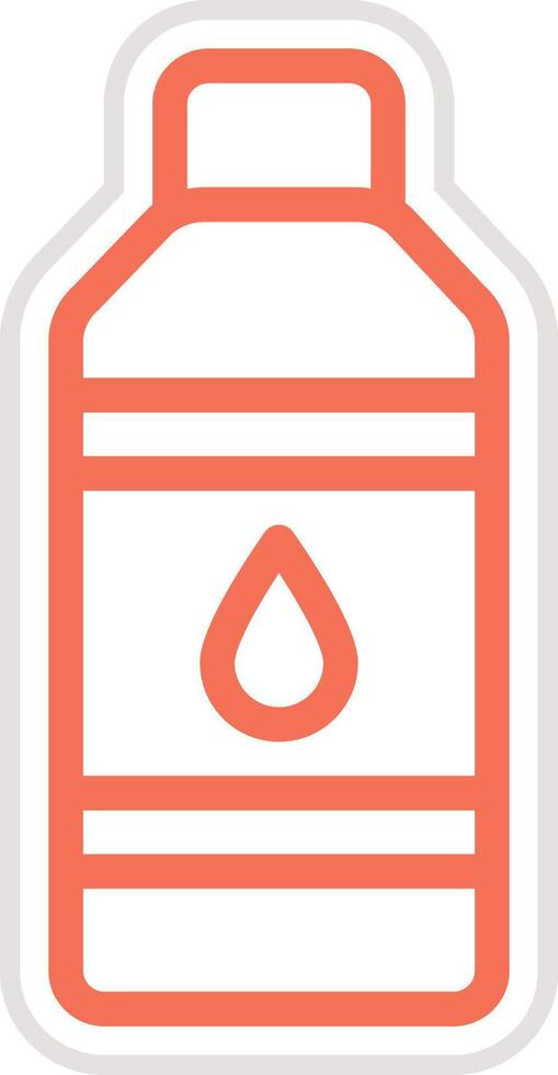 Water Bottle Icon Design Illustration vector
