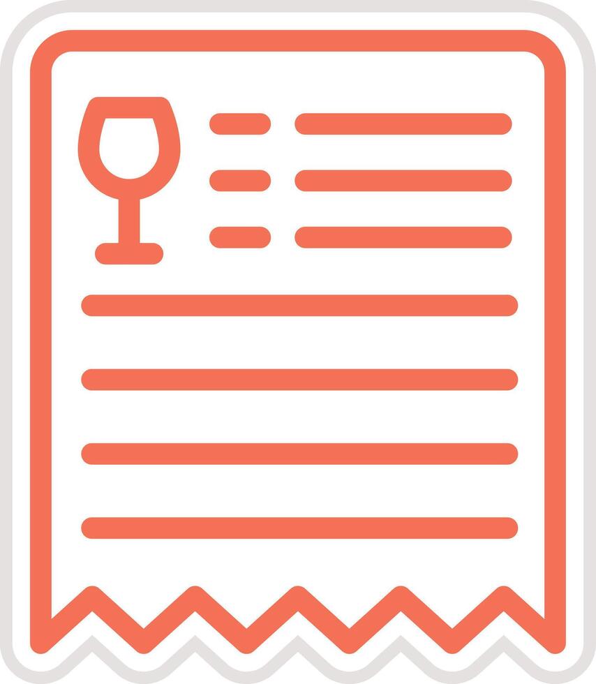 Bill Icon Design Illustration vector