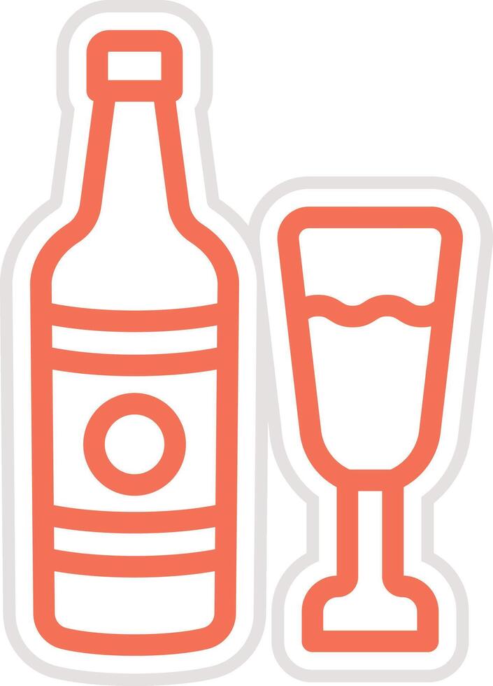 Champagne Icon Design Illustration vector