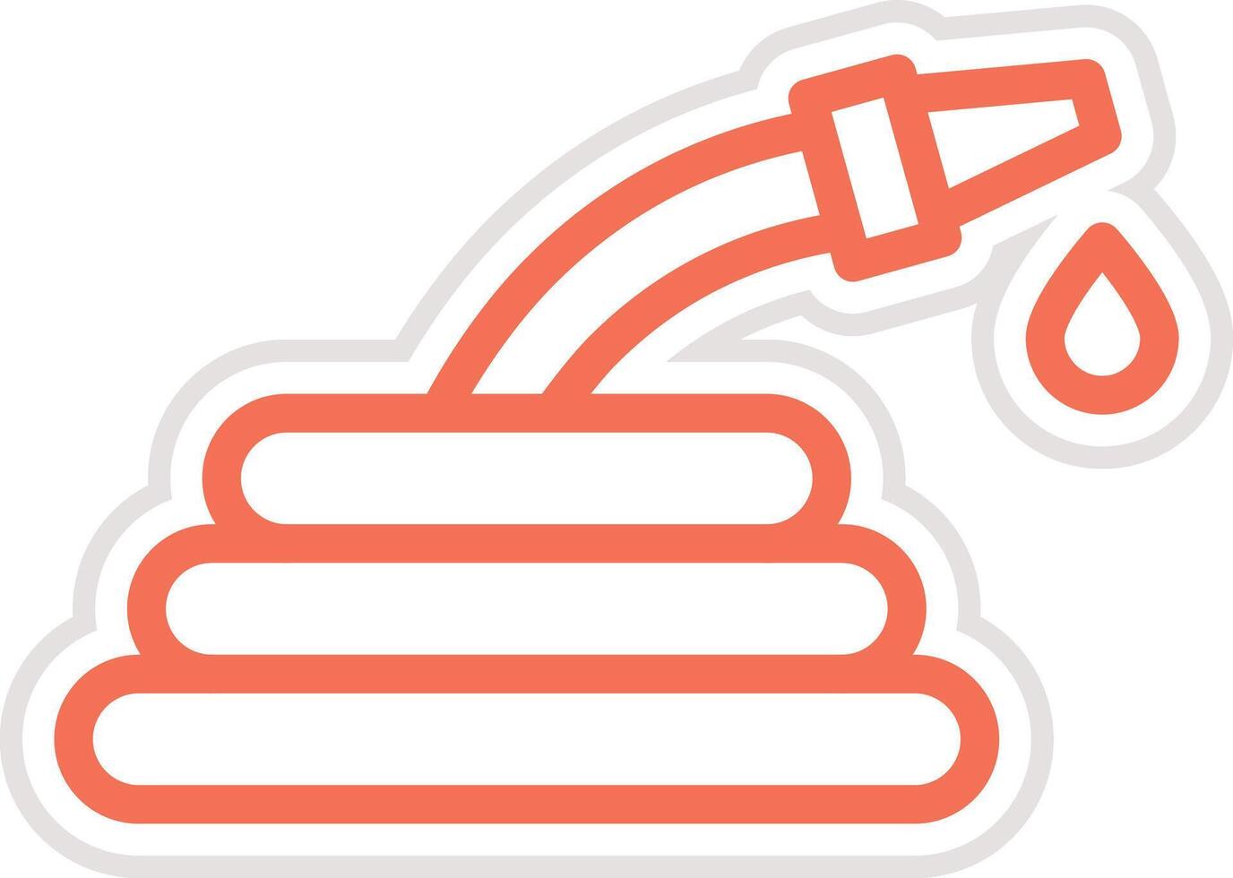 Hose Icon Design Illustration vector
