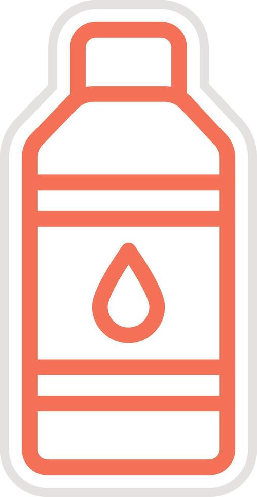 Water Bottle Icon Design Illustration vector