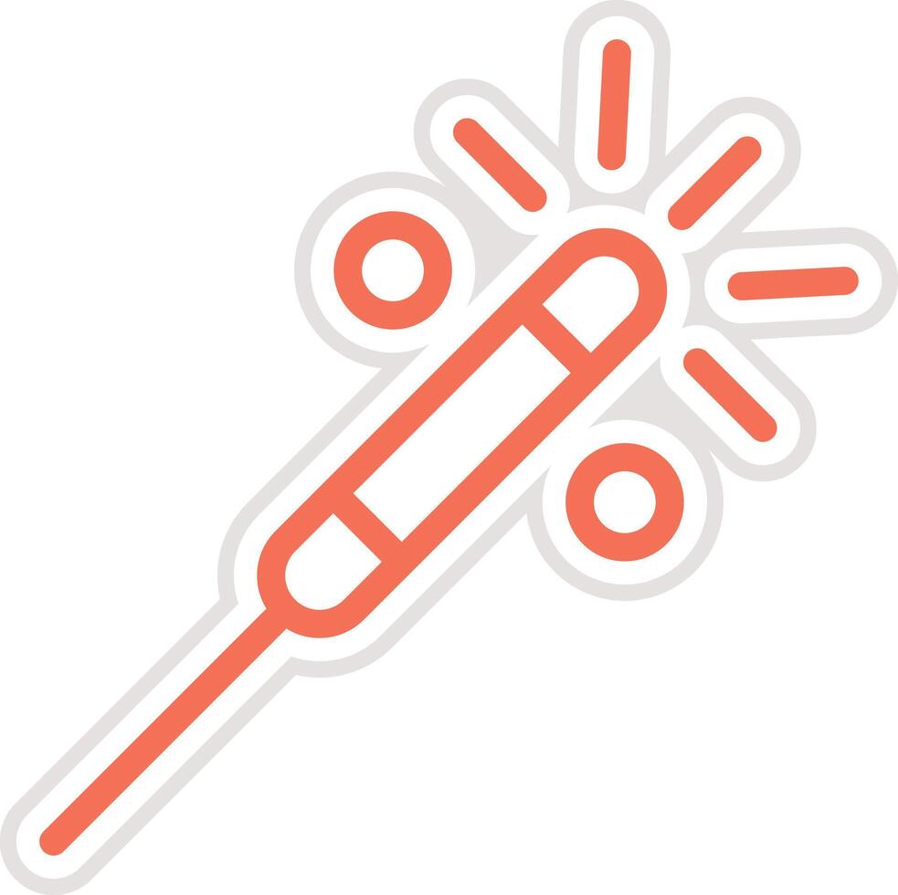 Bengal Light Icon Design Illustration vector