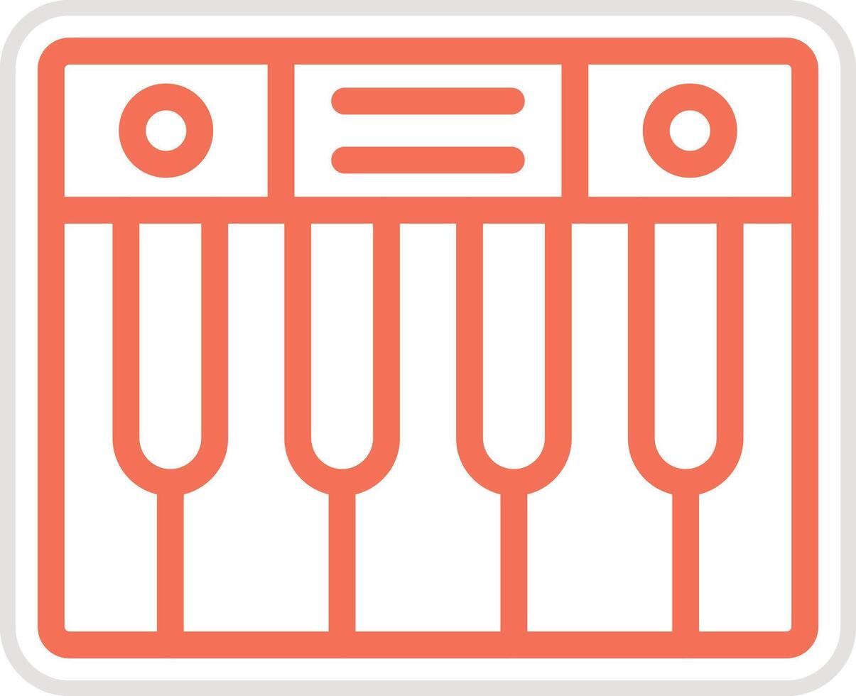Piano Icon Design Illustration vector