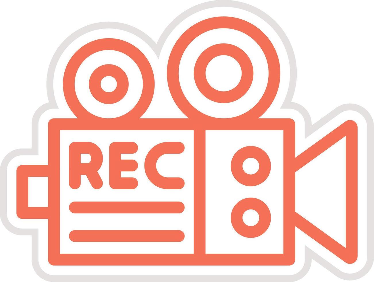 Recorder Icon Design Illustration vector