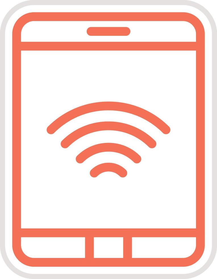 Tablet Icon Design Illustration vector