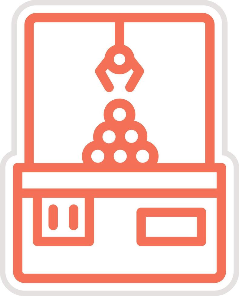 Claw Machine Icon Design Illustration vector