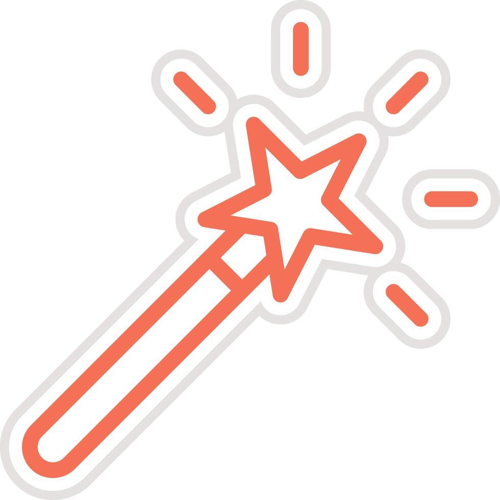 Magic Wand Icon Design Illustration vector