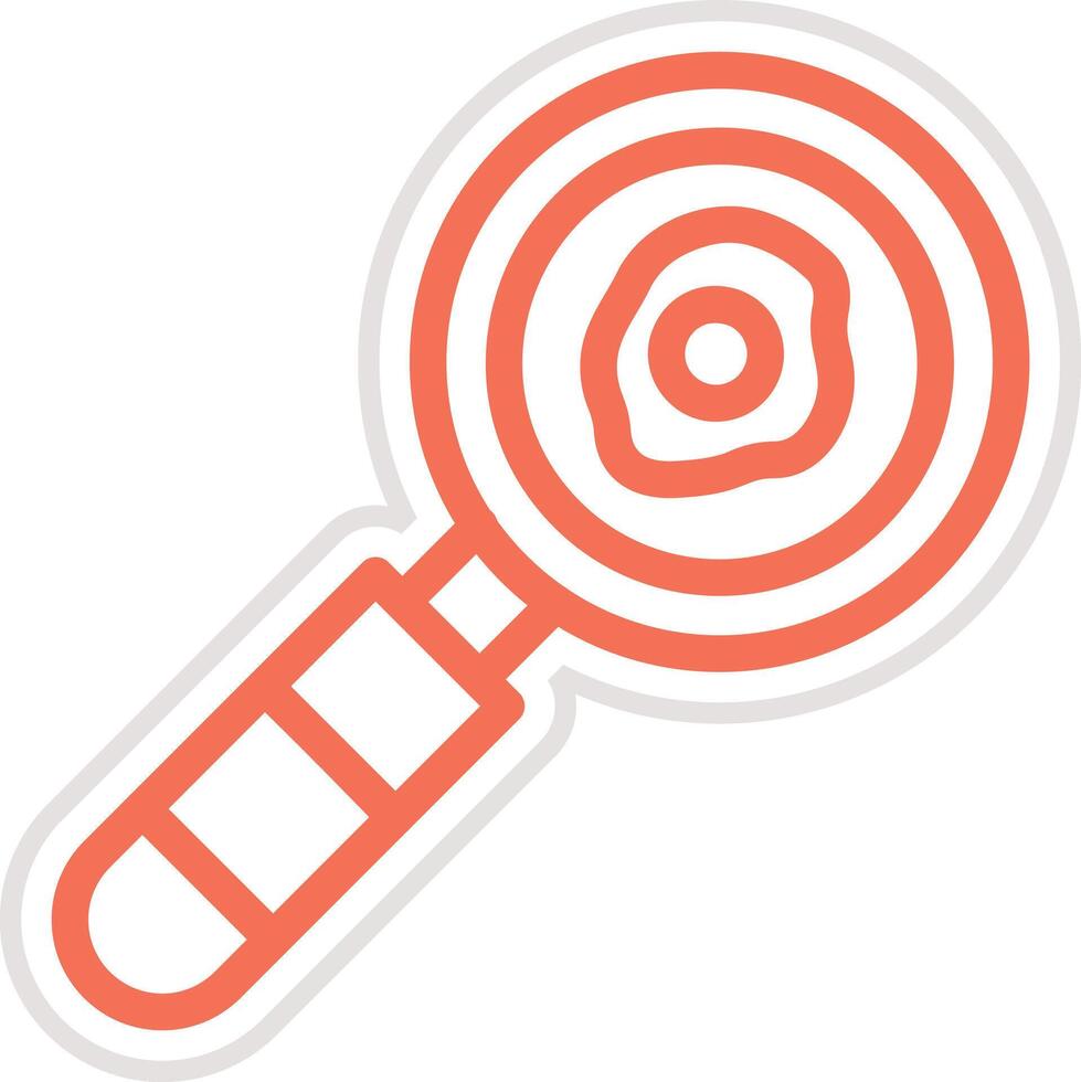 Frying Icon Design Illustration vector