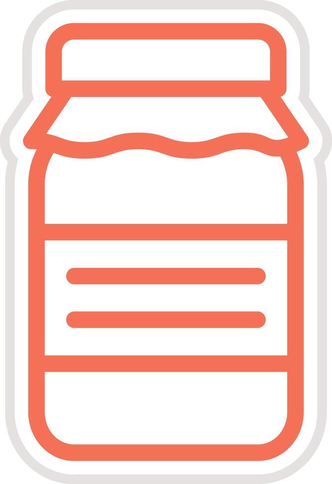 Jar Icon Design Illustration vector