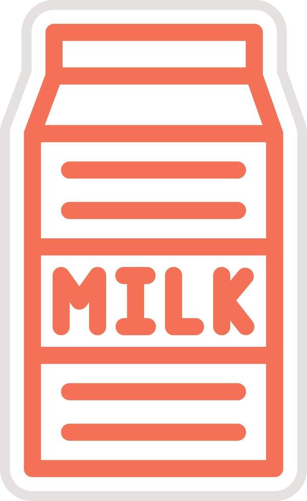 Milk Icon Design Illustration vector