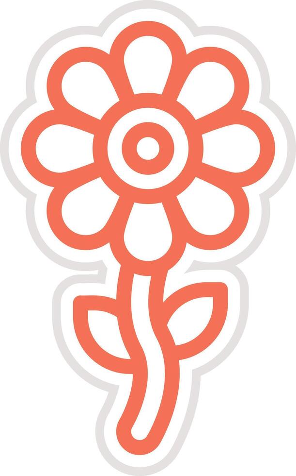 Flower Icon Design Illustration vector