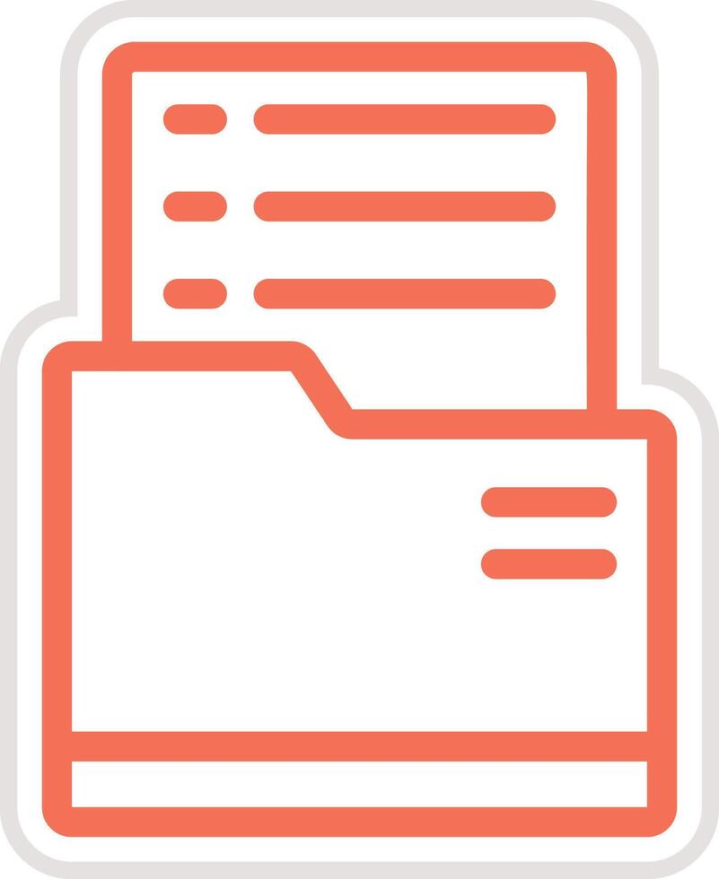 Dossier Icon Design Illustration vector