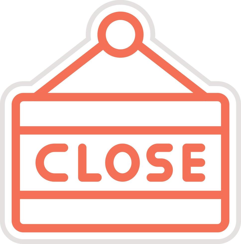 Close Sign Icon Design Illustration vector