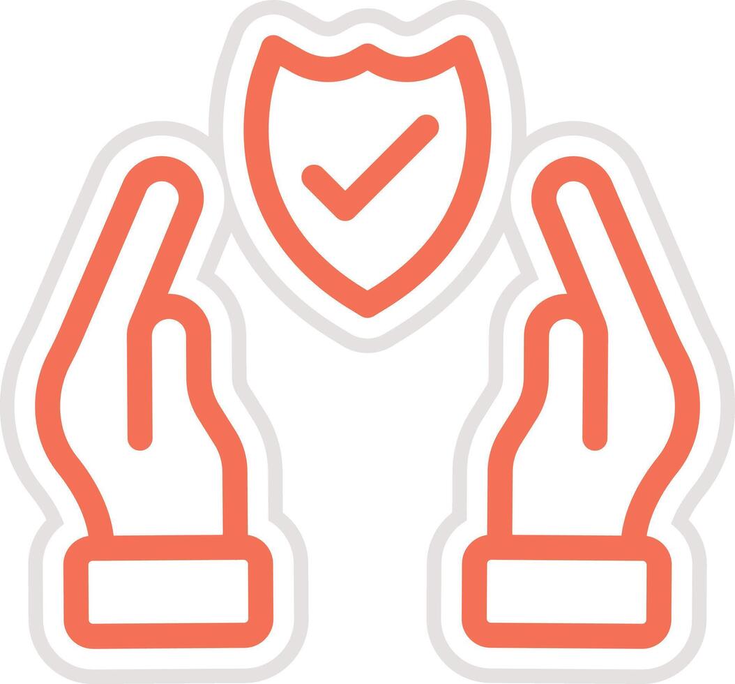Protection Icon Design Illustration vector