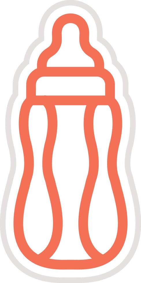 Baby Bottle Icon Design Illustration vector