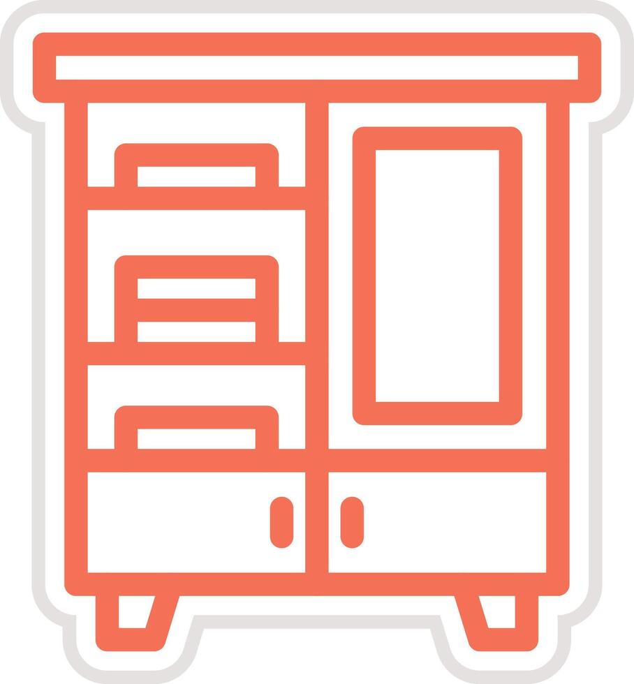 Dressing Room Icon Design Illustration vector