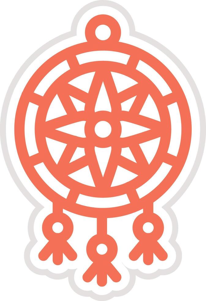 Dreamcatcher Icon Design Illustration vector