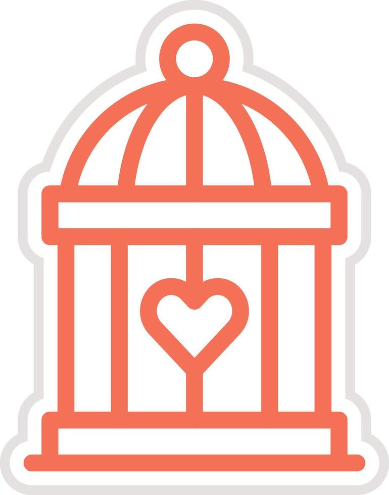 Cage Icon Design Illustration vector