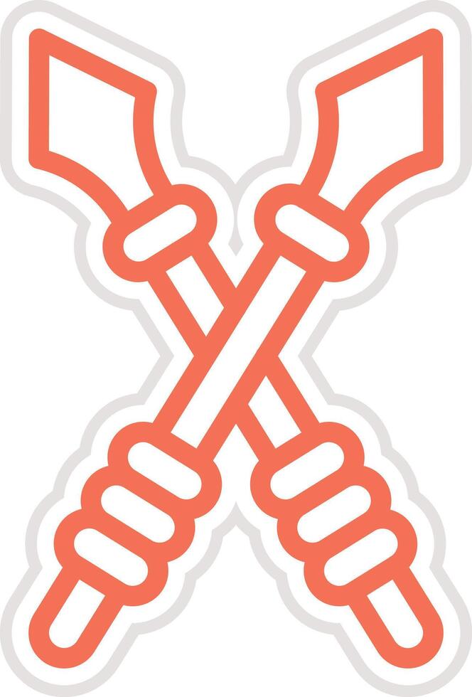 Spear Icon Design Illustration vector