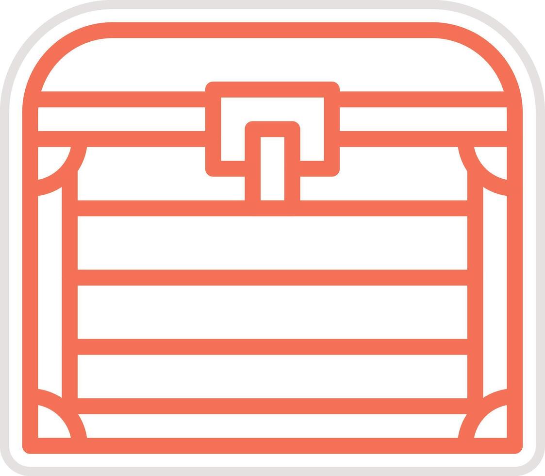 Treasure box Icon Design Illustration vector