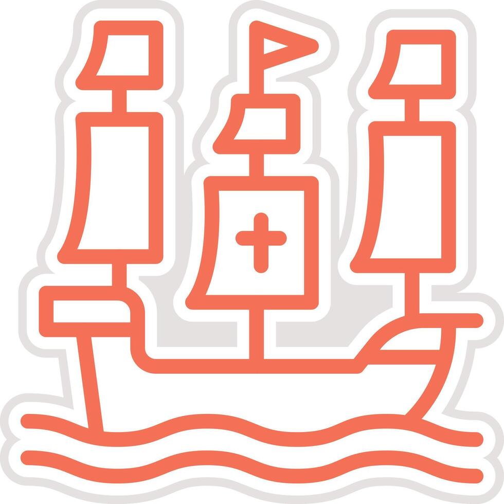 Ship Icon Design Illustration vector