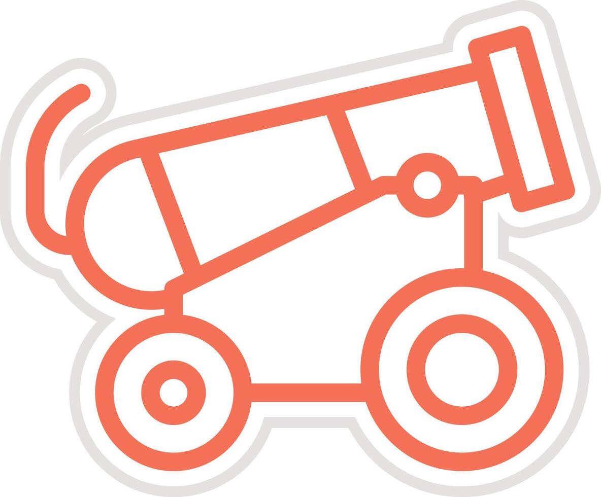Cannon Icon Design Illustration vector