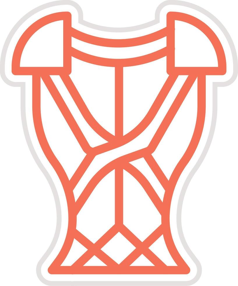 Armor Icon Design Illustration vector