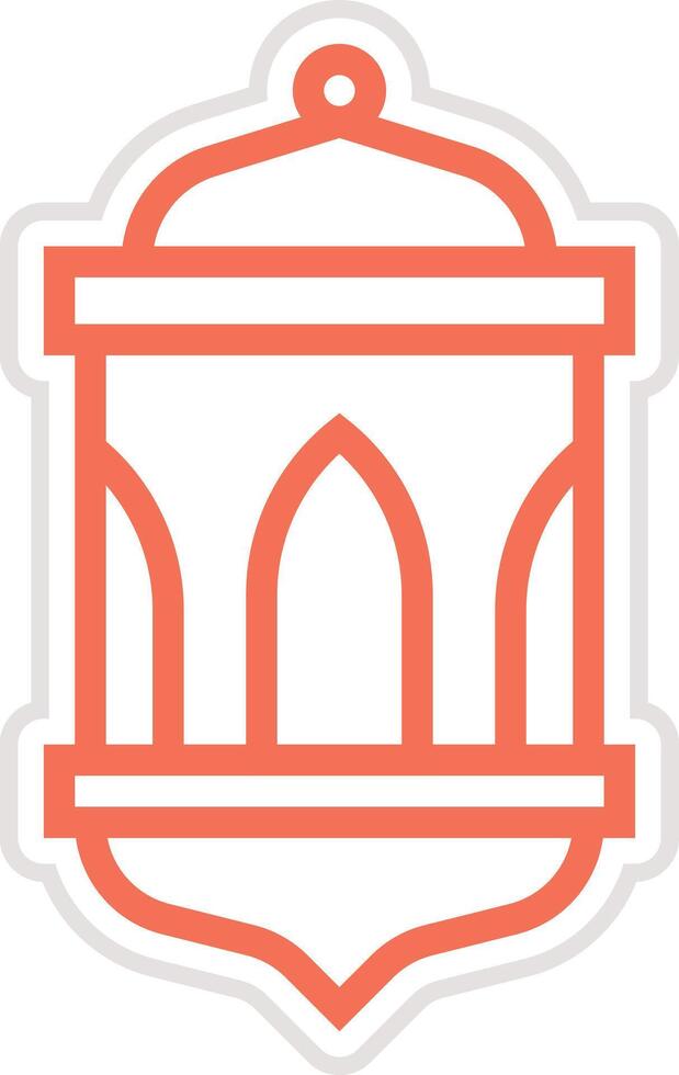Lantern Icon Design Illustration vector