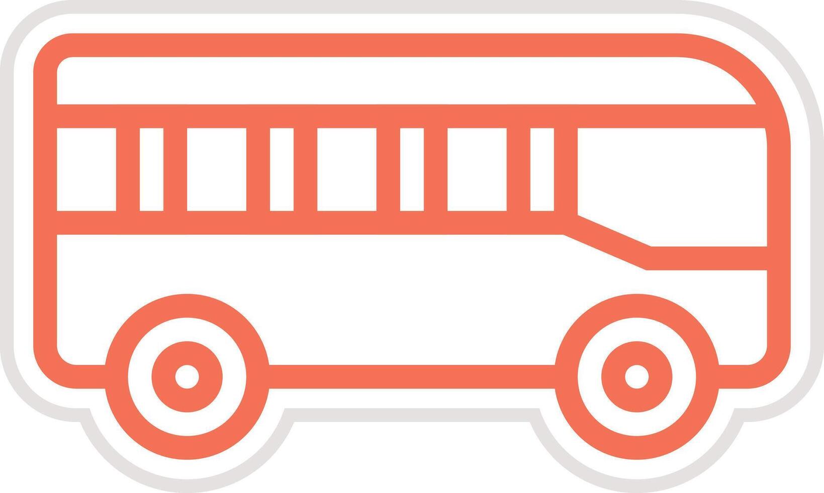 Bus Icon Design Illustration vector