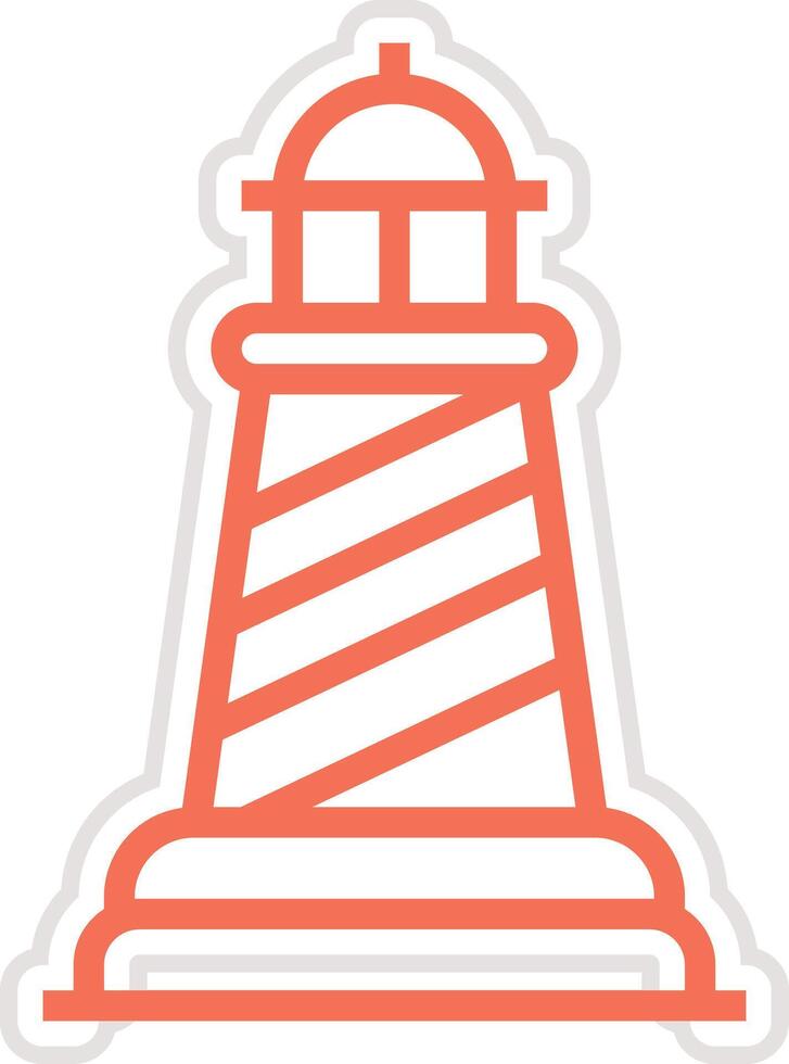 Lighthouse Icon Design Illustration vector