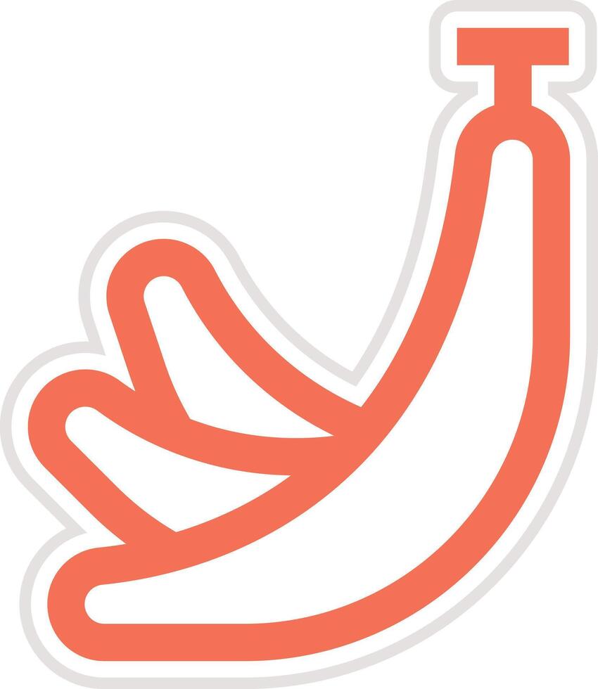 Banana Icon Design Illustration vector