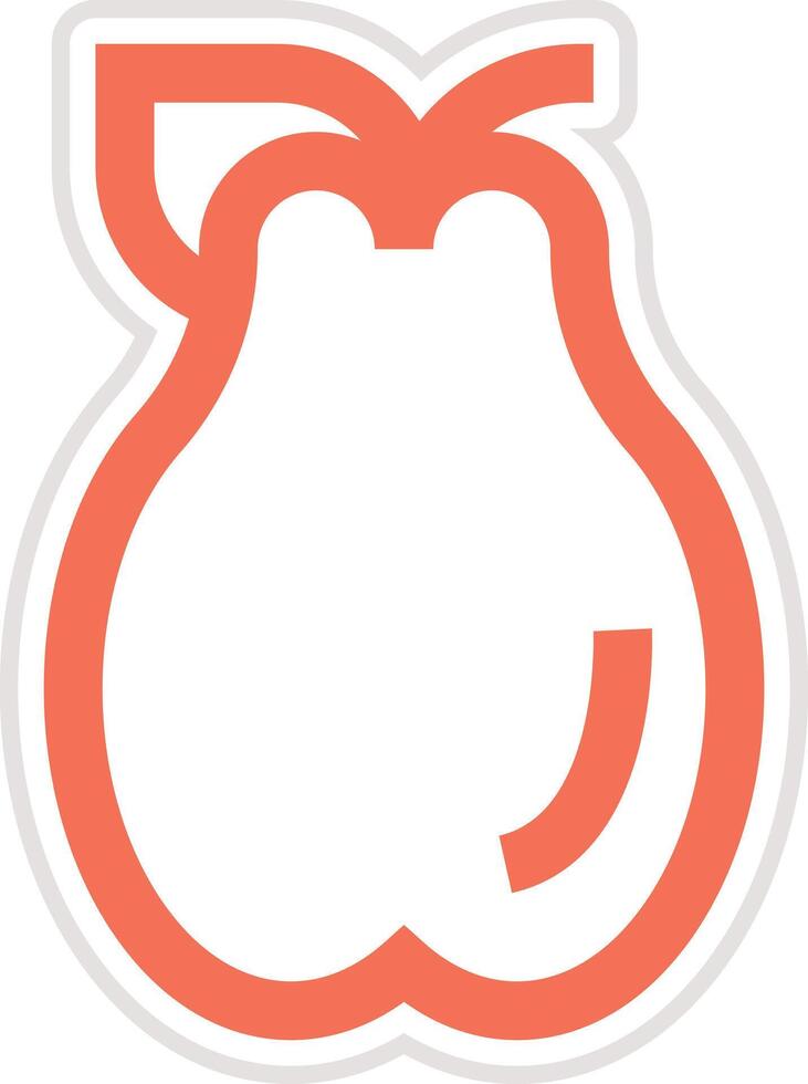 Quince Icon Design Illustration vector