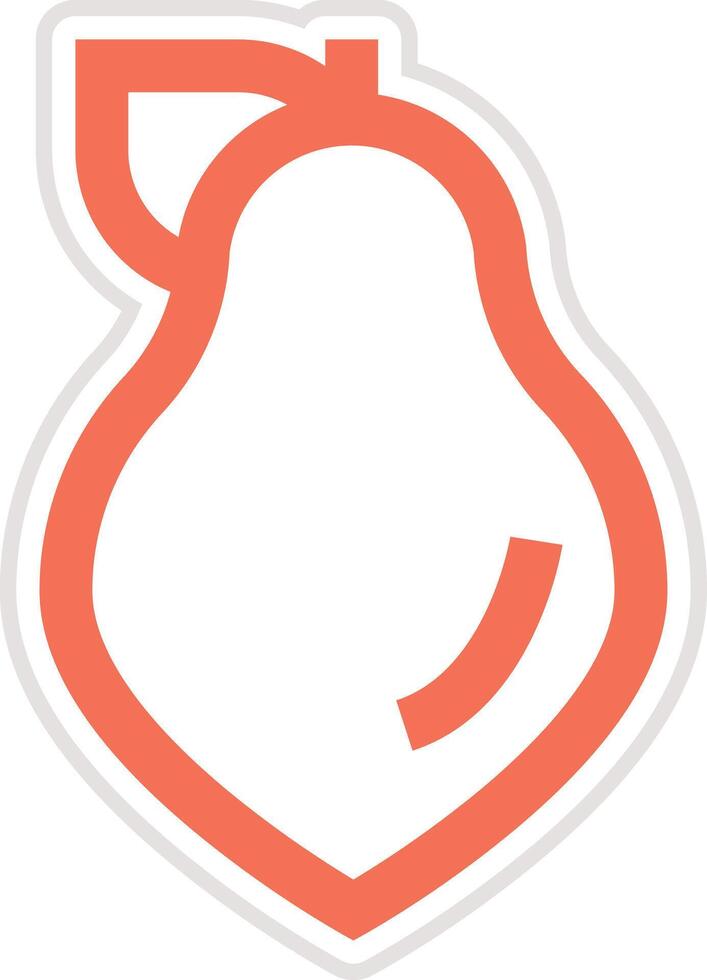 Papaya Icon Design Illustration vector