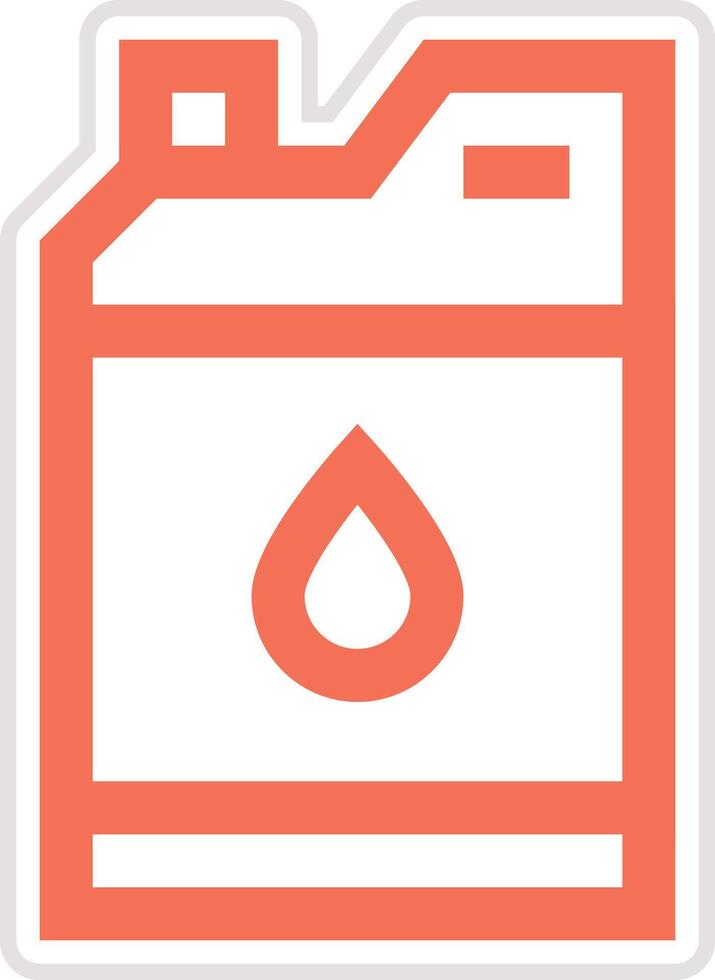 Oil Can Icon Design Illustration vector