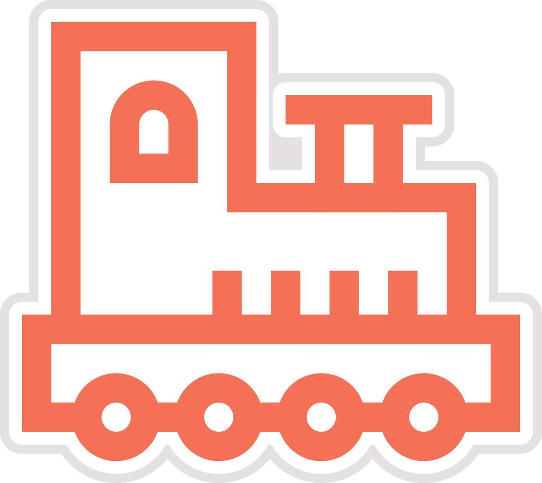 Train Icon Design Illustration vector