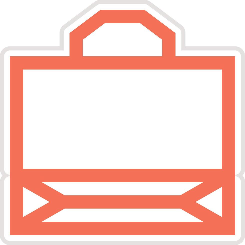 Paper Bag Icon Design Illustration vector