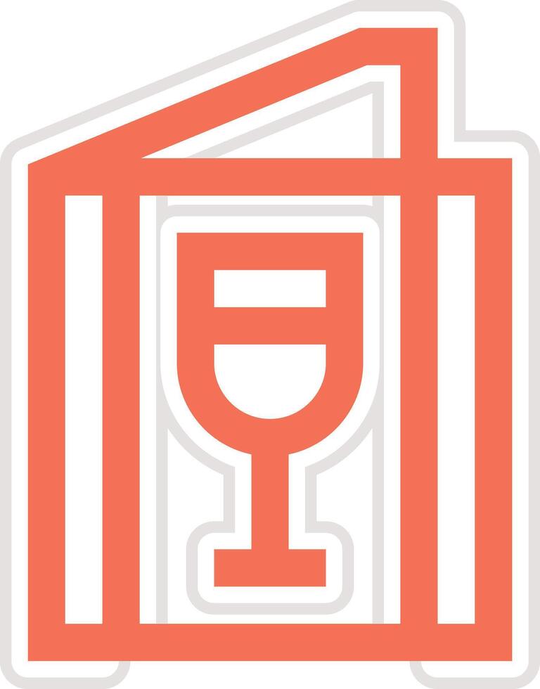 Menu card Icon Design Illustration vector