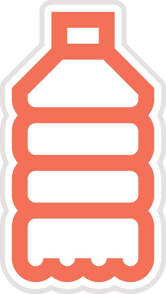 Water Bottle Icon Design Illustration vector