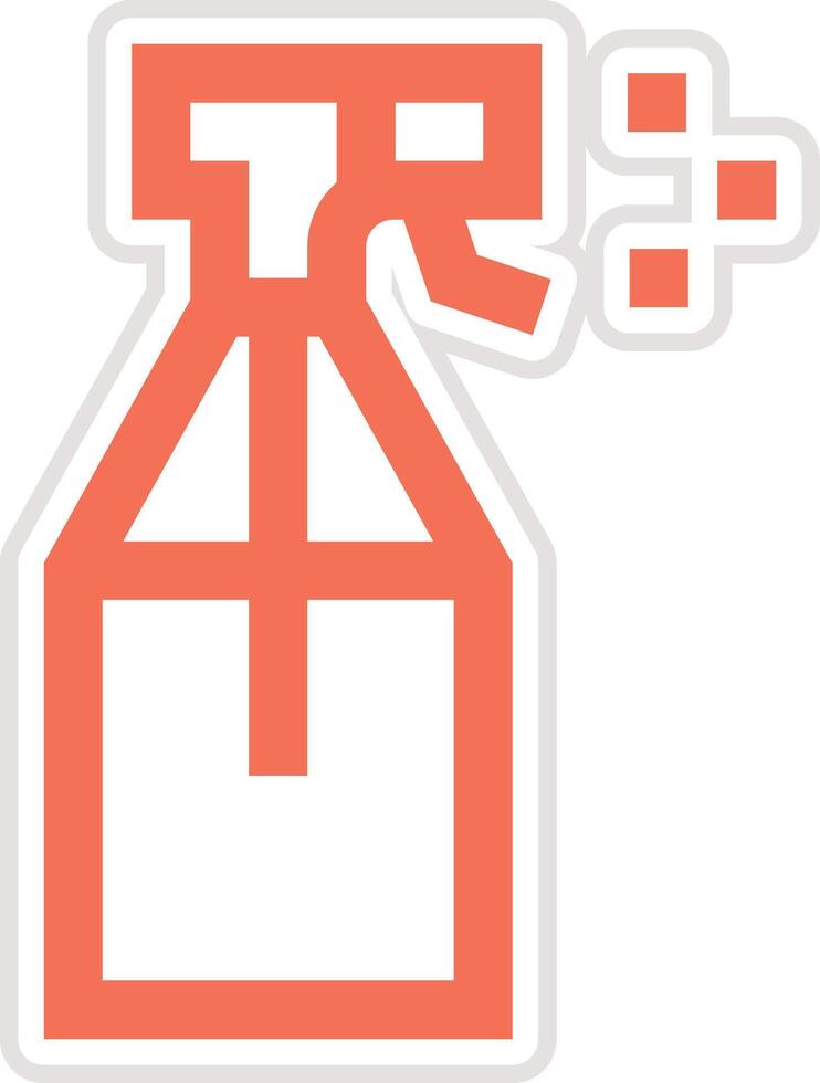 Spray bottle Icon Design Illustration vector