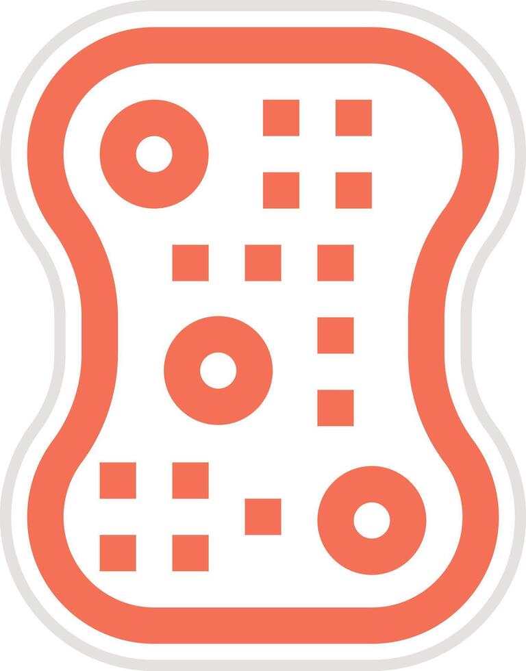 Sponge Icon Design Illustration vector