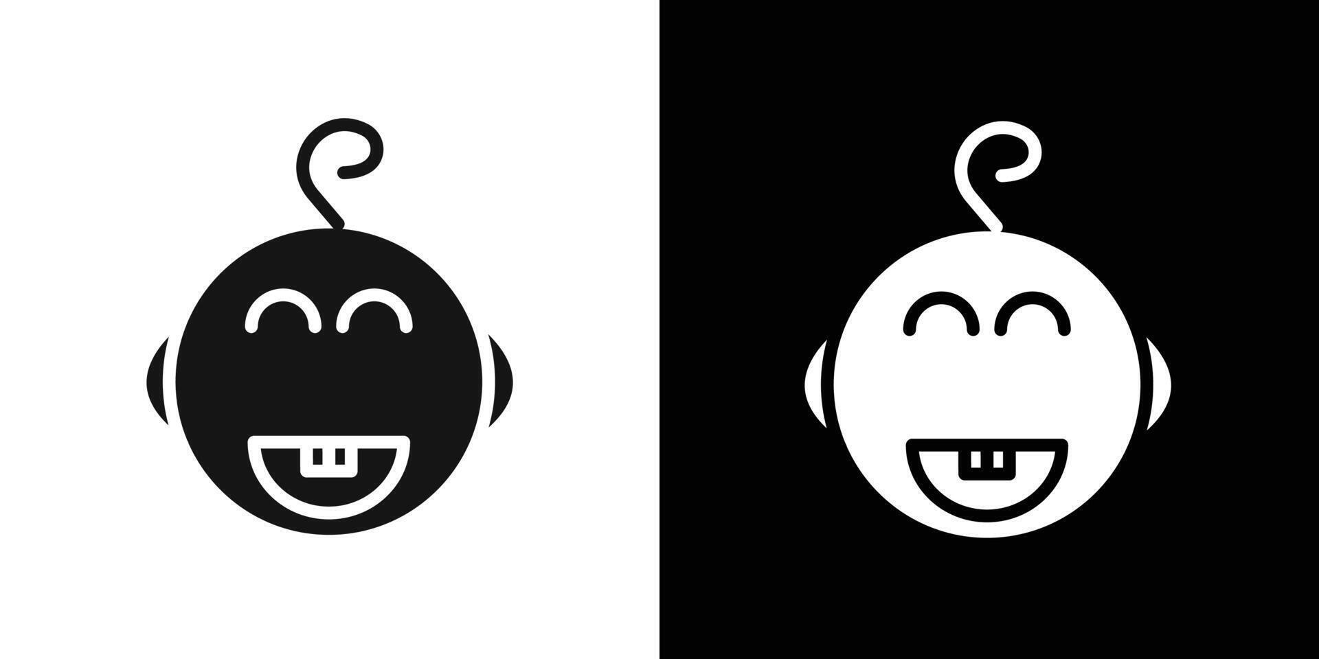 baby dental icon Flat set outline vector