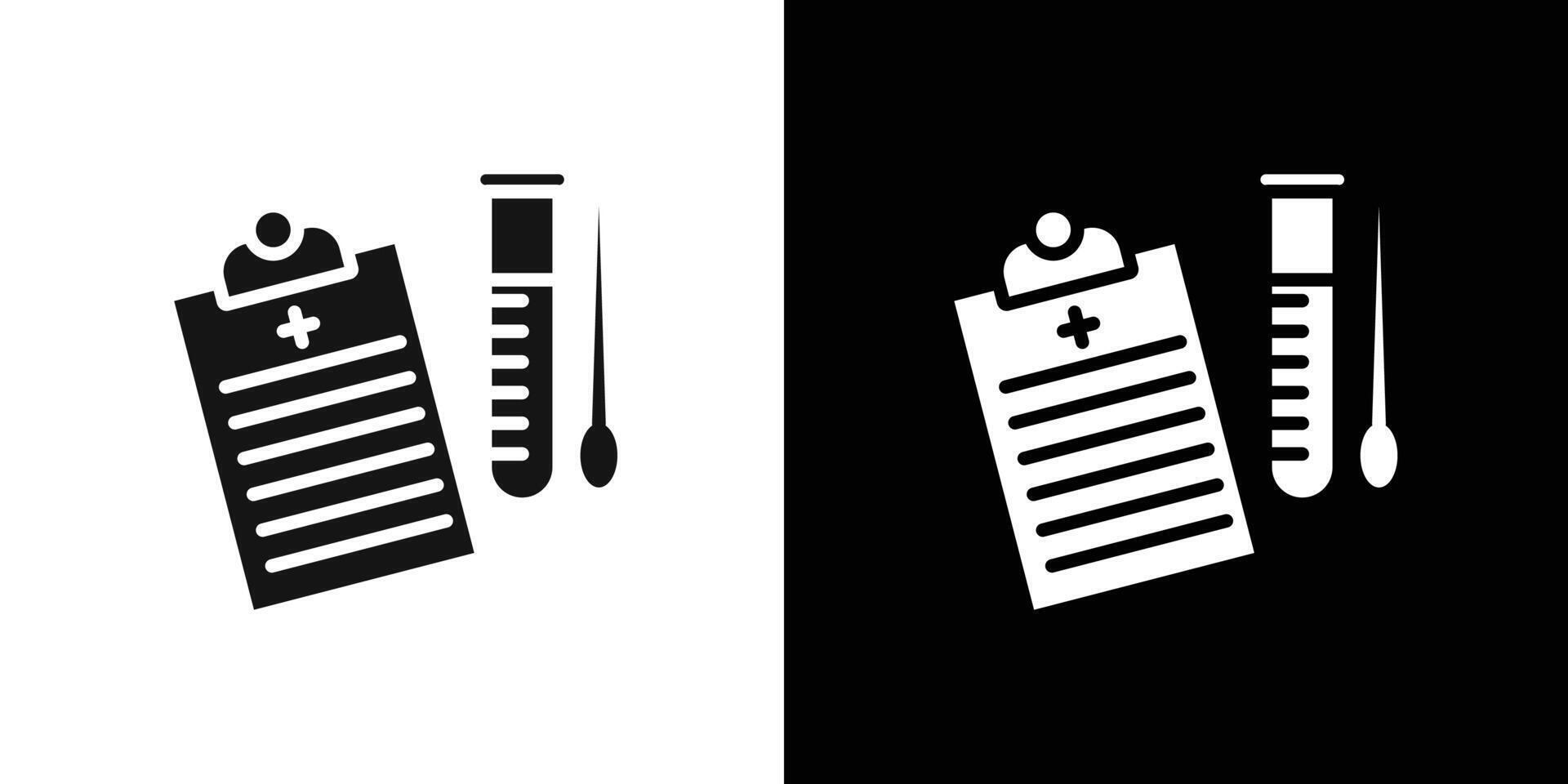 PCR test icon Flat set outline vector
