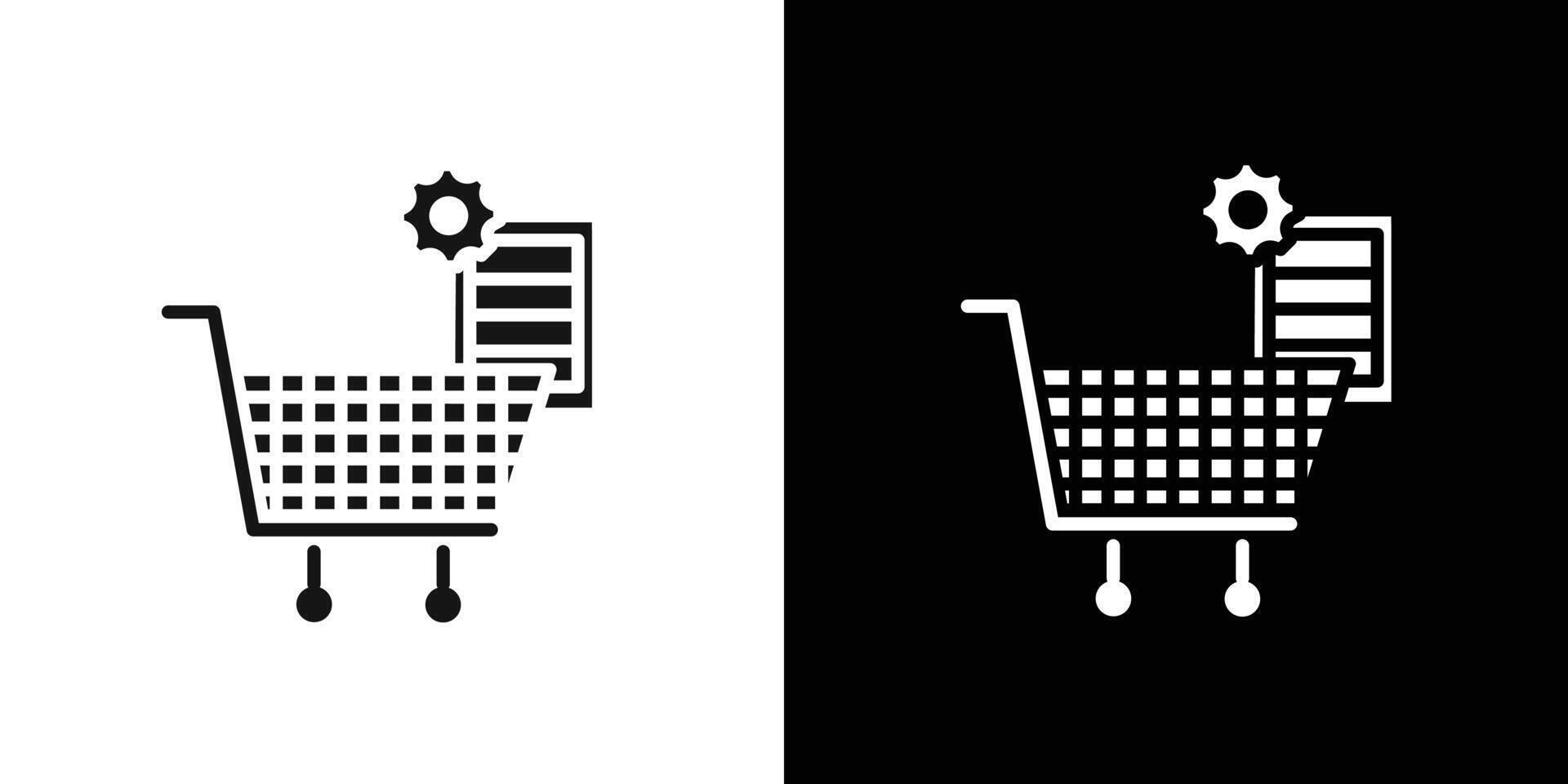 Procurement icon Flat set outline vector